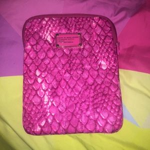 Marc Jacobs Pink Snakeskin iPad Case